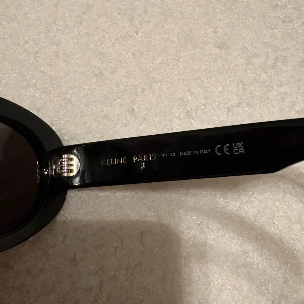 Celine Triomphe 52MM Oval Sunglasses NWT - Picture 10 of 12